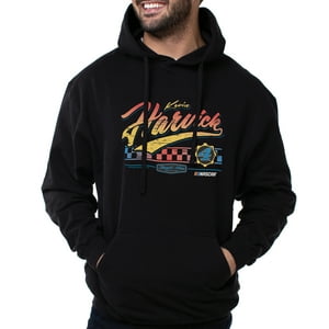 Delsol - Sudadera Con Capucha Nascar - Kevin Harvick - Negro De Para Hombre - Camiseta (L)