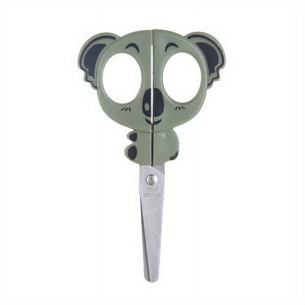 1pc TANSUNG 5" Craft Scissors For Kids, Multipurpose Office Scissors In Crocodile, Dolphin, And Crab Designs, For Sewing, Crafting, DIY Projects, Cutting Paper Or Plastic