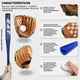 thumbnail image 3 of Set Baseball Bate Aluminio Azul, 3 of 4