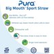 thumbnail image 3 of Botella Sport Lid Pura Sport Big Mouth de silicona para todo tipo de botellas, 3 of 7