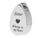 thumbnail image 5 of Siempre en mi corazón Colgante de agua Urna Memorial Ceniza Recuerdo Colgante hermana, 5 of 5