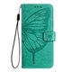 thumbnail image 2 of Funda cartera mariposa para Samsung Galaxy A56 5G con soporte y ranuras para tarjetas Verde, 2 of 5