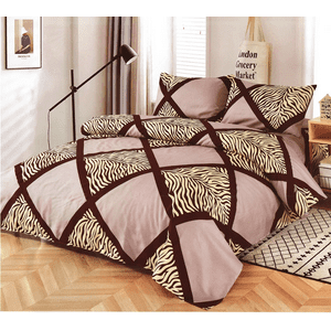 Genérico - Juego Sabana Estampado Algodon 1.5 Plaza Color 10