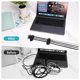 thumbnail image 4 of Organizador de cables WDBmla – Pack de 16 clips negros, 4 of 7
