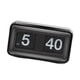 thumbnail image 4 of Reloj De Escritorio Abatible, Decoración Para El Hogar, Mesa De Comedor, Oficina, Mesita De Noche, Reloj Abatible Automático Retro, Negro, 4 of 5