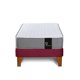 thumbnail image 1 of Cama Europea Zen Pro Tela Burdeo 1 Plaza, 1 of 4