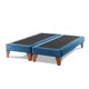 thumbnail image 2 of Base Cama Europea Zen Tela Azul 2 Plazas, 2 of 3