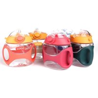 Genérico - Set 2 Vasos Pajita Bombilla Silicona Niños Bebida Jugo Lau