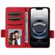 thumbnail image 3 of Funda Cartera para iPhone 17E Tapa Flip con Ranuras y Soporte Rojo, 3 of 5