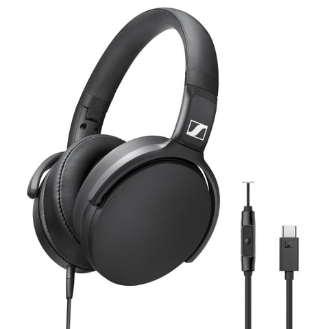 Audífonos Sennheiser Hd 400U Con Cable, Supraaurales, Con