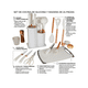 thumbnail image 2 of Pack de Utensilios de Cocina de Silicona Blanco, 2 of 4