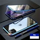 thumbnail image 1 of Magnetic Case For IPhone 14 13 12 11 Pro Max Xs Max Xr 7 8 Plus Mini, Magnetic Adsorption Double-Sided Screen Protector Clear Back Metal Bumper Phone Cases Cover, 1 of 3