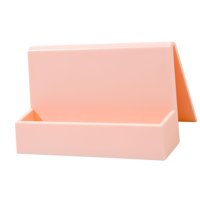 Magideal - Estante Para Tarjetas De Presentación Con Respaldo Inclinado Soporte De Exhibición Estante Organizador Creativo Europeo Resistente Para Exhibición De Rosado