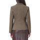 thumbnail image 3 of INSPIRE CHIC Blazer de trabajo para mujeres con solapa, botón único, manga larga, traje casual de negocios con bolsillos, M marrón, 3 of 6