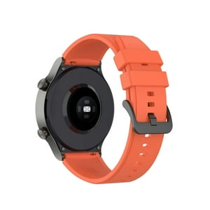 Genérico - Correa Compatible Con Huawei Gt/Gt2/Gt3 46Mm 22Mm Naranja Oscuro