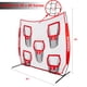 thumbnail image 5 of BaseGoal Red de Repuesto para Fútbol Americano (solo red), resistente y sin nudos para entrenamiento de lanzamientos, mejora la precisión de pase del QB (8 pies x 8 pies, rojo), 5 of 5