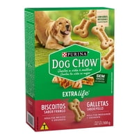 Dog Chow - Snacks Galletas Para Perro Sabor Pollo Adultos Medianos Y Grandes 500 Gr