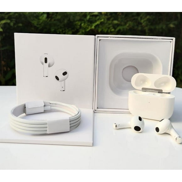 Audifonos bluetooth 3ra generacion Carga Inalambrica + Bluetooth 5.0
