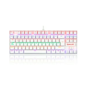 Teclado Gamer Redragon Kumara 2 K552R-Sp Rainbow Blanco Español