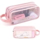 thumbnail image 1 of Bolsa De Lápiz, Gran Capacidad, Bolsa De Pluma De Malla Transparente, Bolsa De Papelería Portátil, Trabajo De Oficina Y Escuela, Uso Multifuncional, 1 of 6