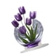thumbnail image 4 of 2D acrílico Tulips Decoración Decoración Artesanía Collector Desktop Fulta de mesa de placa para el gabinete de escritorio Estante de la habitación de, 4 of 5