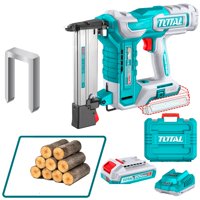 Grapadora Inalámbrica 40Mm 20V Con Cargador Y Batería Total