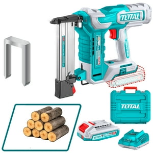 Grapadora Inalámbrica 40Mm 20V Con Cargador Y Batería Total