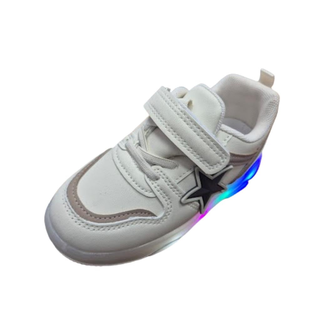 Vinnys Outlet - Zapatilla Urbana Luces Blanco