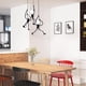 thumbnail image 5 of Lámpara de araña de hierro con diseño de hombrecito de gimnasia, estilo retro, creativo, para restaurante, cafetería, tienda de ropa, ventana, bar, arte moderno, 5 of 5