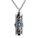 thumbnail image 1 of Memorial Pendant Necklace for Ashes with Flower - Stainless Steel Jewelry for Remembrance and Healing, 1 of 5