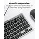 thumbnail image 5 of Teclado Macally de 78 teclas USB‑C/A gris espacial, 5 of 7