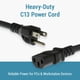 thumbnail image 2 of Cable de alimentación CablesAndKits 4,5 m 14 AWG 5-15P a C13, 2 of 9