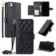 thumbnail image 1 of Funda tipo billetera FOXDOCK para iPhone 8 – Tapa abatible con correa para mujer, 1 of 5