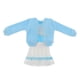 thumbnail image 2 of 1/6 Escala Ropa De Muñeca Trajes Traje Para Niña De 12 Pulgadas Muñeca Femenina Azul Claro, 2 of 5