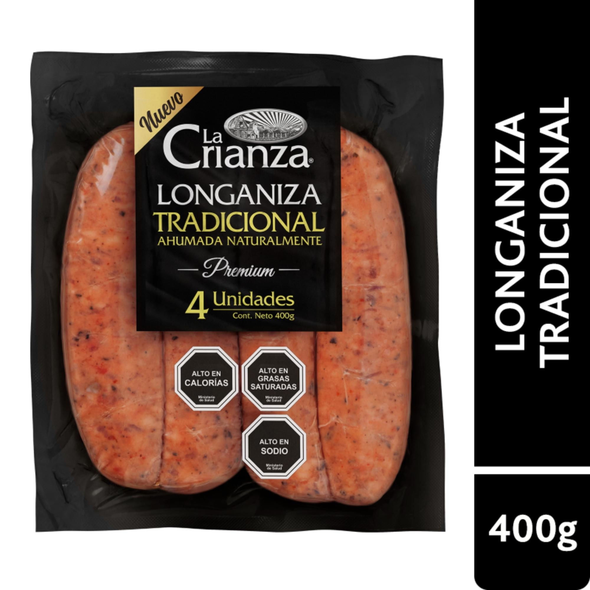 Longaniza Tradicional 4 Un 400 g La Crianza