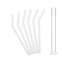 Pajitas De Silicona Veskaoty Para Bebés Y Niños De 6.7 Pulgadas, Paquete De 6