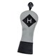 thumbnail image 4 of Golf Club Cabeza De La Cabeza Pu Cuero Para Bosques Y Conductores Cubierta De Cabeza De Conductor De Golf 23x10 5cm Gris, 4 of 5