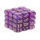 thumbnail image 1 of Dice Chessex Borealis 12 mm d6 Luminaria morada real/dorada x36, 1 of 4