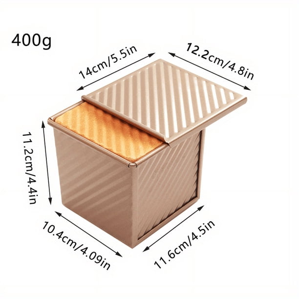 1pc, Loaf Pan (8.27''x4.72''x4.33''), Baking Bread Pan With Lid, Non-Stick Bakeware, Oven Accessories, Baking Tools, Kitchen Gadgets, Kitchen Accessories, Home Kitchen Items