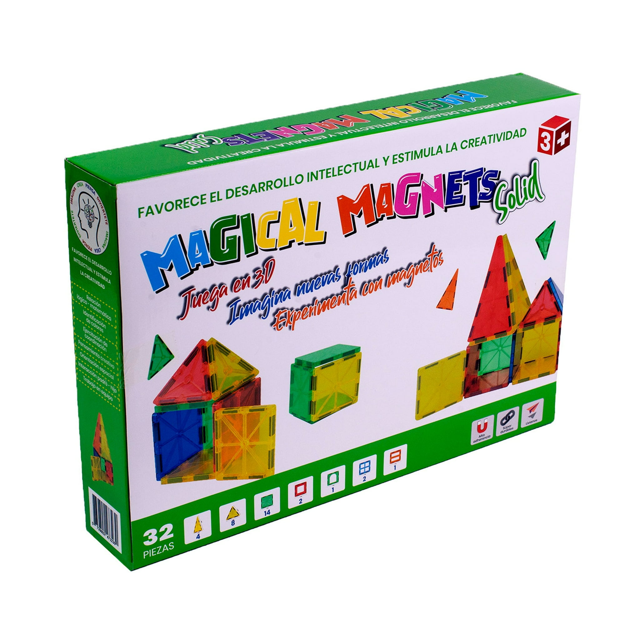 Juego Magnético Solid 32 Piezas Magical Magnets