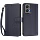 thumbnail image 3 of Funda Cartera Trébol para Motorola Moto G Stylus 2024 5G con Ranuras Tarjetas y Carga Inalámbrica Azul oscuro, 3 of 6