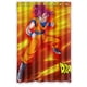 thumbnail image 1 of Cortina de ducha de Dragon Ball Z: El Poderoso Goku, juego de cortinas de baño con ganchos, tamaño 48 x 72 pulgadas, 1 of 3
