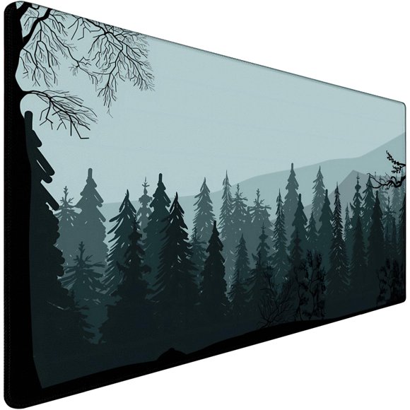 Alfombrilla de juego Jovlio 80 cm × 40 cm Bosque Impermeable Grande