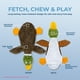 thumbnail image 3 of Juguete para perros Best Pet Supplies 2 en 1, sin relleno, con forma de pato salvaje chirriante, 3 of 6