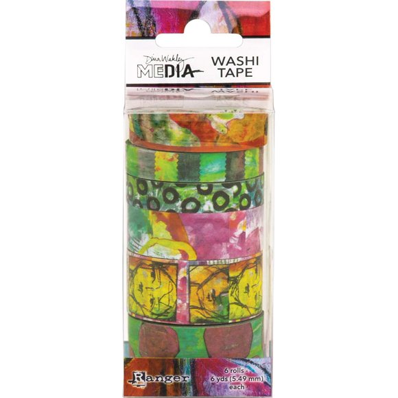 Cinta Washi Ranger Dina Wakley Media #4 – 6 rollos de 5,5 m