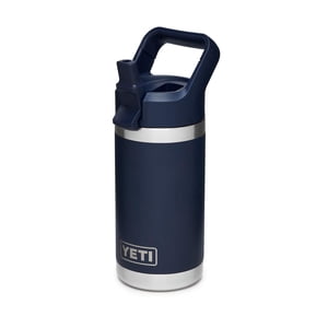 Botella Yeti Rambler Jr. 350 Ml Para Niños Con Tapón De Pajita, Color Azul Marino