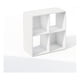 thumbnail image 1 of Librería Furinno PELLI de 4 cubos, blanca, 30 x 60 x 60 cm, 1 of 6