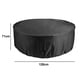 thumbnail image 2 of Funda para mesa de patio redonda, impermeable, para muebles de exterior, color negro, 2 tamaños, 2 of 5
