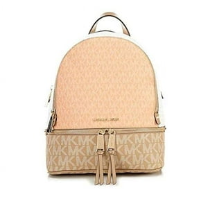 Mochila Michael Kors Rhea Mediana Colorblock Signature Cntloupe Mlt