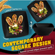 thumbnail image 3 of 16pcs juego de vajilla de paja de trigo plato y tazas #33, 3 of 3